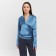 Women's blouse with a drapician Mist: Classic Collection p. 50, blue color