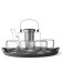 Tea set Viva Scandinavia BJOR, 750 ml/70 ml, 6 items, black color