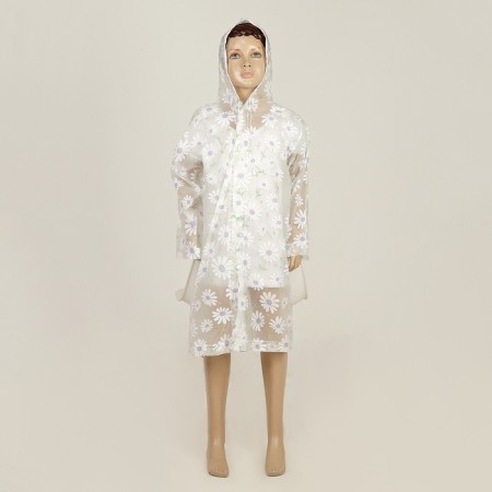 Children's raincoat "Chamomile", height 125-155 cm-6