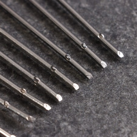 A set of skewers for barbecue, metal, 12 pcs, 45 cm-1