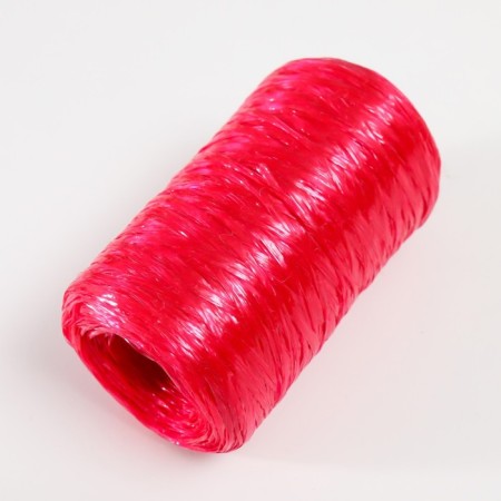 Gingerbread for manual knitting 100% polypropylene 200m/50g. (36-granate)-1