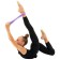Crap for rhythmic gymnastics Grace Dance, 3 m, lilac color