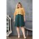 Women's dress, size 60, green color
