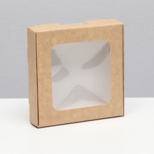 Self -assembly box, craft, 13 x 13 x 3 cm