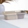 Baking capacity "rectangular meal" 1l / 6.5x27x14.5cm, twilight