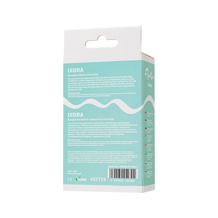 Vacuum-wave stimulator Flovetta ixora, 9.8 cm, silicone, pink color-11