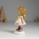 Polystone souvenir "Angel in a pink dress and white apron" MIX 6.5x5x12.5 cm