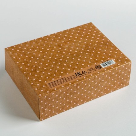 Gift folding box, packaging, “for you”, 16.5 x 12.5 x 5 cm, without tape-1