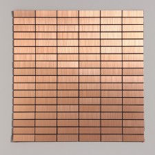 Self -adhesive panel 30*30cm mosaic tiles bronze