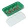 Mini-Pirate for seedlings: coconut tablet D = 3 cm (11 pcs.), Greenhouse 24 × 12 cm, jiffy