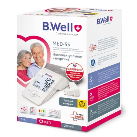 B.Well Med-55 tonometer, automatic, cuff 22-42 cm, 4haa, with an adapter-2