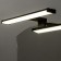 Highlighting with the Nekst movement sensor LED 4000K 6W 600LM RA80 IP44 black 30x4x11.6 cm
