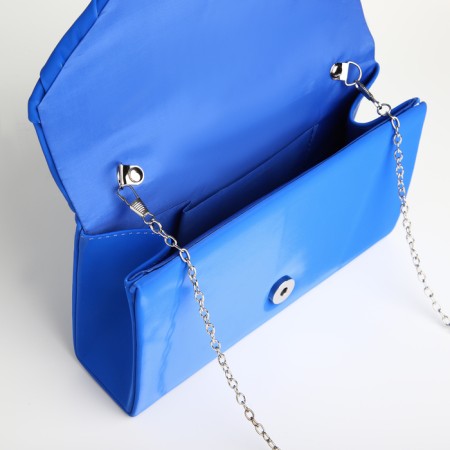 Female bag on a magnet, blue color-4