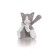 Soft toy Gulliver cat "Murzik" with a bow, 35 cm