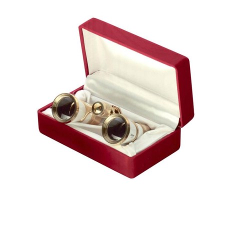 Veber case for theater binoculars, red color-1