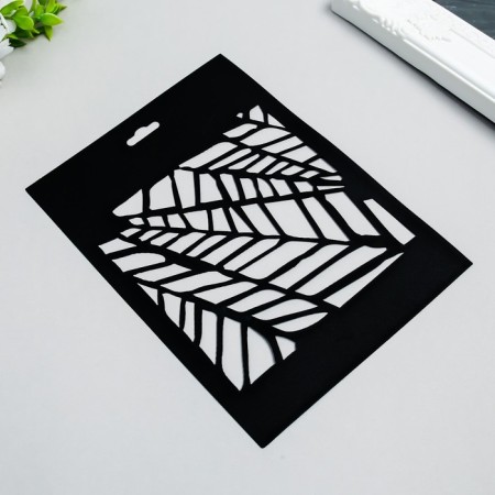 Plastic stencil "Gate No. 6" 14.5x20cm-1