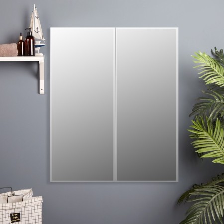Bathroom mirror "Victoria 60" White, 60 x 73 x 14.5 cm-2
