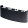 Lamp wall cover Duwi Nuovo 210x42x78mm 8W plastic 4200K IP 54 Black 8 rays 990522