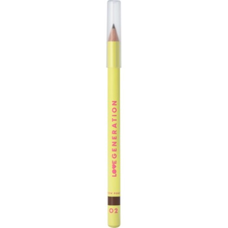 Love Generation eyebrow pencil, average stiffness, tone 02 brown, 1.3 g-1