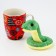 Set of "fulfillment of desires" soft toy in a circle, snake