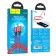 Hoco X14, Type -C cable - Lightning, 3.0 A, 3 m, fast charging, nylon braid, red