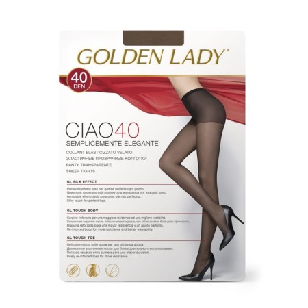 Female tights Golden Lady Ciao, 40 DEN, size 5, CAMOSCIO color-1