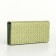 Women's wallet on magnets, green color