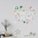 Interior sticker with a luminous layer "Happy New Year", 21 x 29.7 cm, New Year