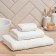 Trick Lovelife towel “Ideal” 50x90 cm, white, 100% cotton, 450 g/m2