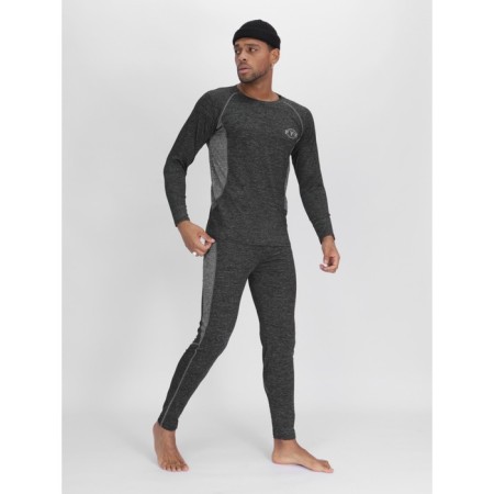 Male thermal underwear, size 52-54, dark gray color-7