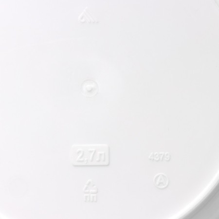 Kashpo for flowers with an insert "Linel", 2.7 l, d = 16 cm, h = 16 cm, white color-5