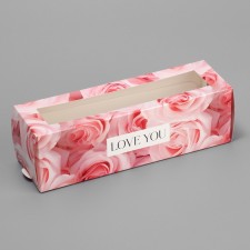 Box for Makarun, confectionery packaging 