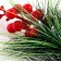New Year. Decor "Mood in winter", twig, 30 × 15 × 6 cm