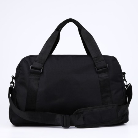 Sports bag with lightning, long belt, black color-1