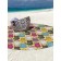 Pareo and beach rug "Stylish cats", d = 150 cm