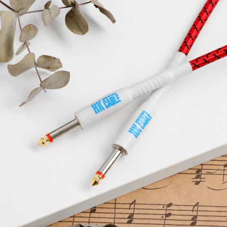 Music Life tool cable, 3 meters, plug 6.5 mm, red-1