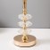 Martina table lamp E27 40W gold 20x20x40 cm Risalux