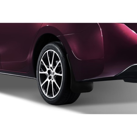 Spray-haired rear Toyota Corolla, 2013-2016 sedan 2 pcs (polyurethane)-1