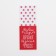 Envelope for dining rooms "Miracles Time" 8.5x22 cm, 100% p/e, felt