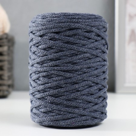Knitting cord without core 70% cotton, 30% polyester width 3mm 100m/160 ± 10g (114)