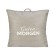 Premium Woolly pillow, size 50x70 cm, beige color