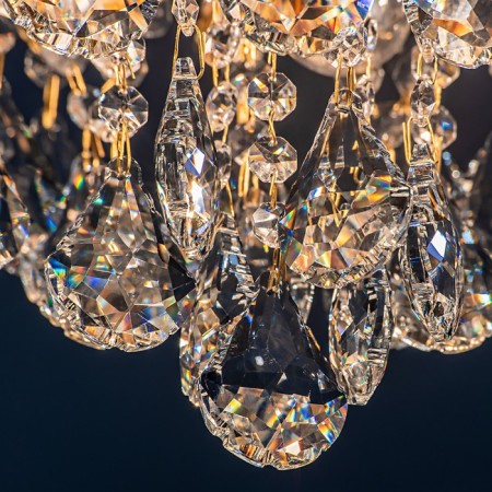 Ceiling lamp 6x60W E27, size 51x51x43 cm-5