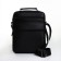 Male bag on lightning, long belt, black color
