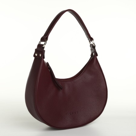 Women's bag with lightning, burgundy color-1