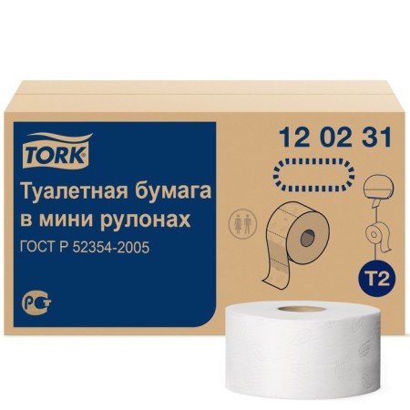 Tork T2 Advanced toilet paper, 2 layers, 170 m