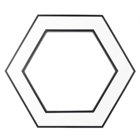 LED LED Geometria Hexagon 51W 4000k 3900 IP40 80x80x8 Black-3