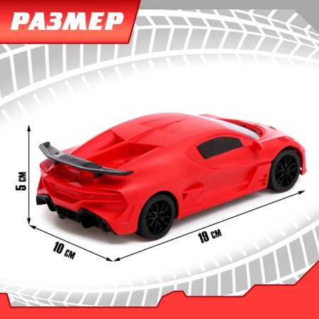 Radio controlled car "Sky", works on batteries, red color-1