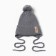 Children's hat minku, size 44-46, color gray color