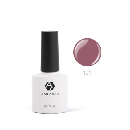 Color gel polish Adricoco, No. 121 cashmere rose, 8 ml