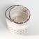Ceramics candlestick on 1 candle "Lantern. Ovala and circles" MIX 11x11.5x11.5 cm